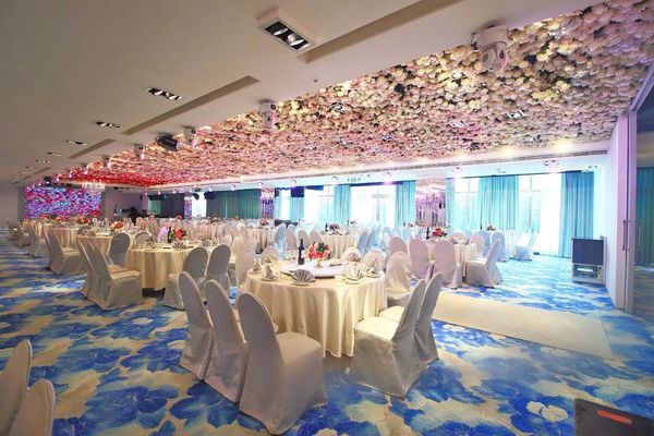 【內湖美食】88號樂章婚宴會館-有如花海般夢幻的婚宴場地,令人著迷的環境氛圍