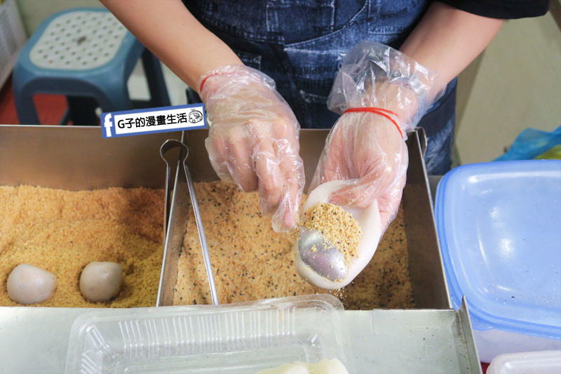 西螺祖傳麻糬大王 創始店 滿滿包餡麻糬