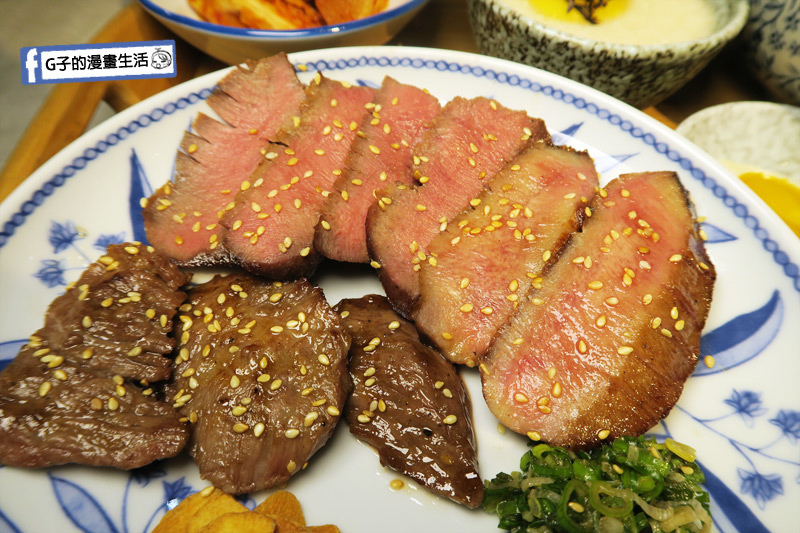 吉村·牛舌 Yoshimura,板橋牛舌專賣店.限定牛三拼定食.薄切牛舌.牛小排