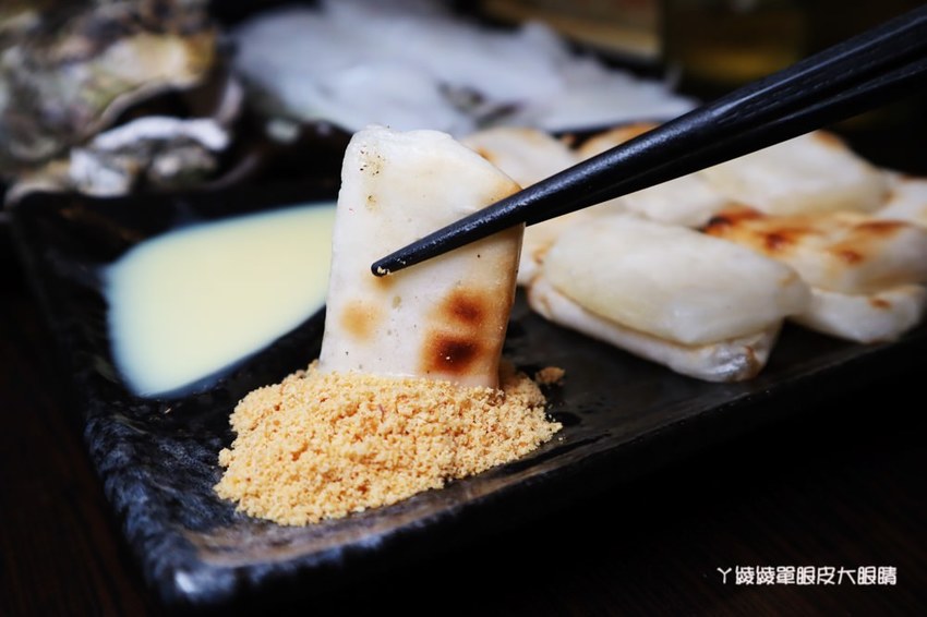 新竹平價宵夜熱炒推薦男子漢居酒屋!必吃澎湖牡蠣、冰鎮中卷、豆皮皮蛋串跟手工豆干