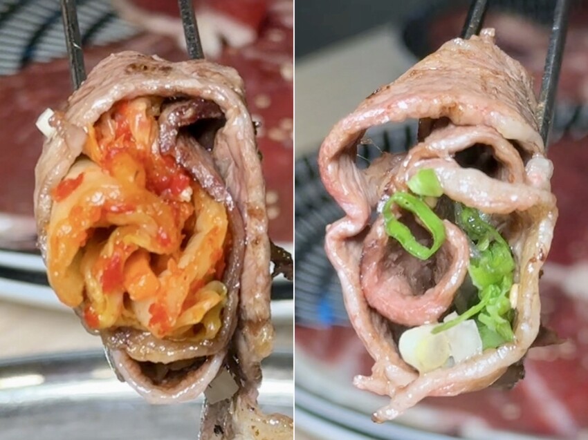 【燒肉道】全台第一間軌道送餐燒肉吃到飽,還有熱呼呼的火鍋可以享用,火烤兩吃一次滿足!直上最高價位,就享高達70種食材無限供應! - 阿華田的美食日記