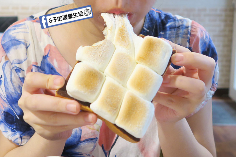 中永和/早午餐餐廳-小狐狸中西式料理.鮮奶厚片-棉花糖巧克力