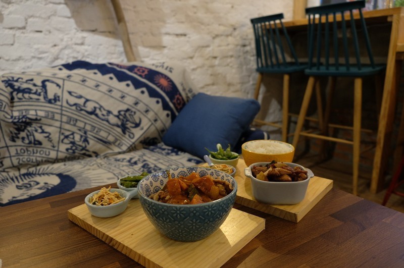 【板橋|新埔站】在家好食 Ma Famille_家常味的叔公三杯雞腿飯及瑪莉亞紅伽哩