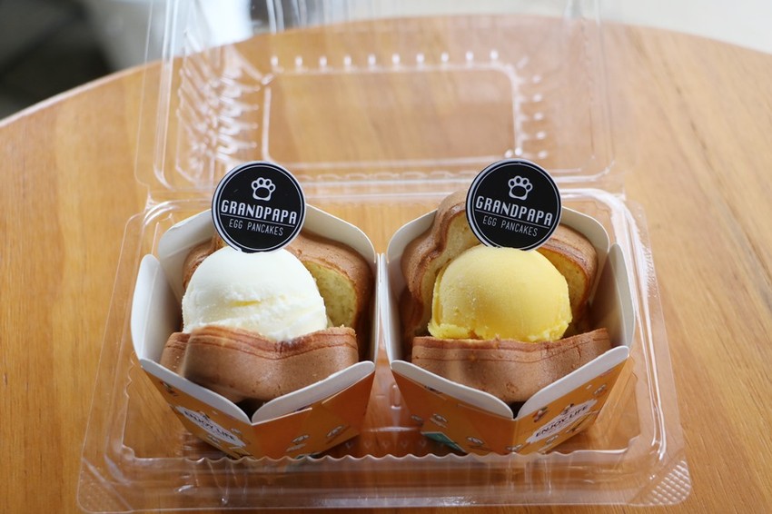 國民市場美食半日遊。新都廳賞屋、阿伯雞蛋糕、阿惠愛玉冰、雲家檸檬大王、 Birdy Pancake 平價療癒舒芙蕾、國民市場魚丸料理