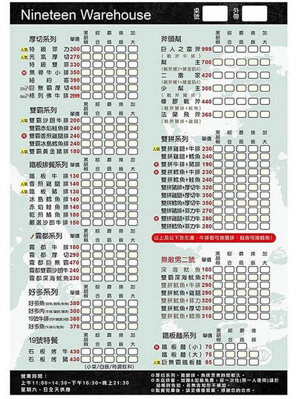 19號倉庫鐵板牛排(新市店):【台南新市區美食】麻辣與牛排的結合|百元平價排餐|66盎司超大牛排|免費加飯加麵|濃湯飲料波霸奶茶免費喝~19號倉庫鐵板牛排新市店