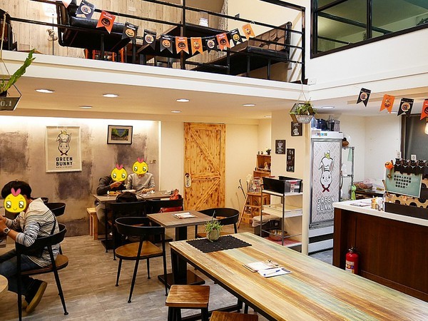 green bunny:green bunny-台北內湖創意美式餐廳 港墘站巷弄小店 特殊風味餐點新發現 還有店貓超可愛