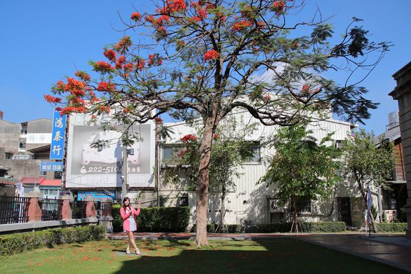 吳園藝文中心：【台南景點】吳園藝文中心~百年古蹟日式中式和歐風的建築三種風格一次飽覽，欣賞鳥語花香，廣場團康表演，鳳凰花最燦爛的鮮紅色彩