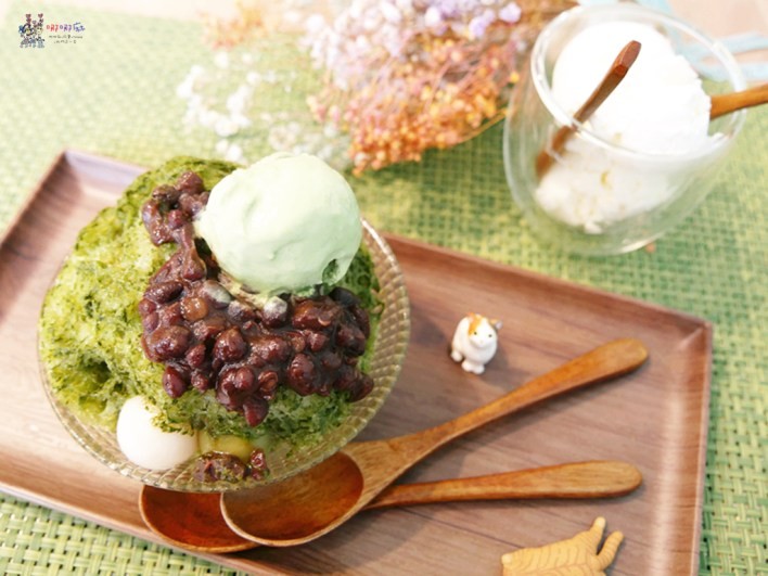 新竹美食,宇治金時,抹茶,糰子,年糕紅豆湯,抹茶控,新豐美食,日日食冰