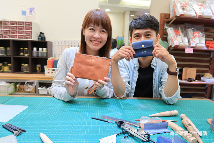 新竹手工皮件課程推薦，About Story手作皮件DIY教學，最好的七夕情人節禮物