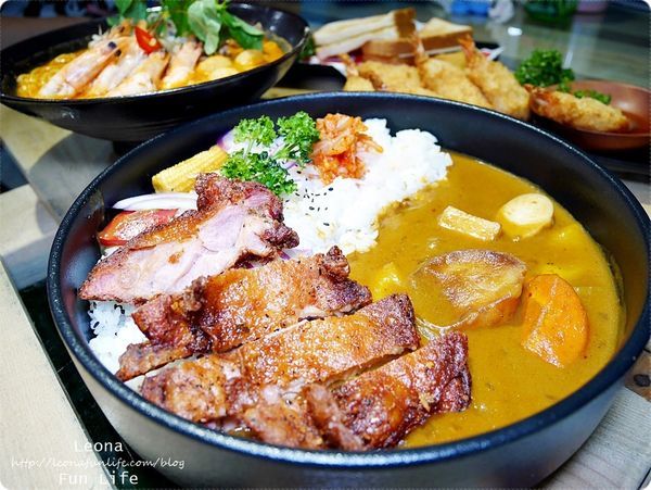 饗料理 咖哩雞腿排飯