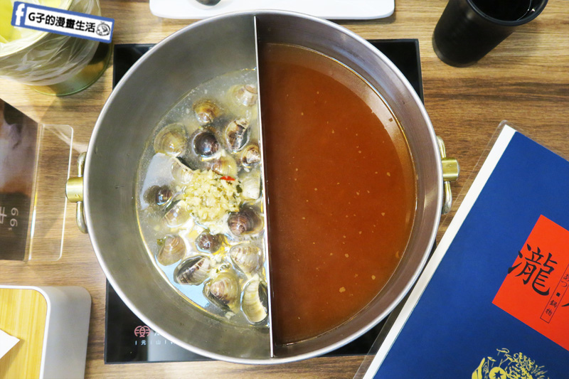 中和瀧厚鍋物.火鍋.50盎司.大胃王雙人套餐.美國安格斯霜降雪花牛.澳洲草飼低脂板腱牛