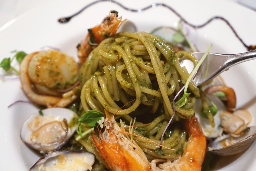 香煎海鮮義大利麵 香煎海鮮義大利麵