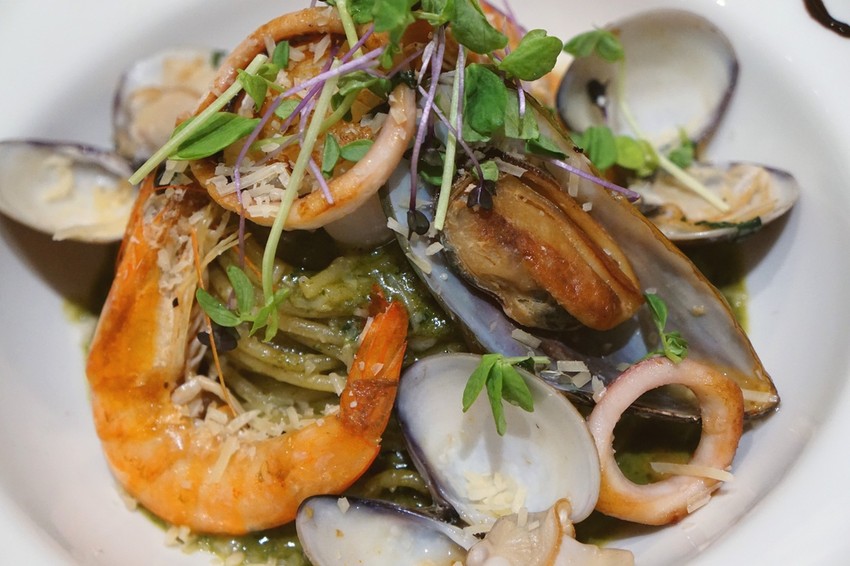 香煎海鮮義大利麵 香煎海鮮義大利麵