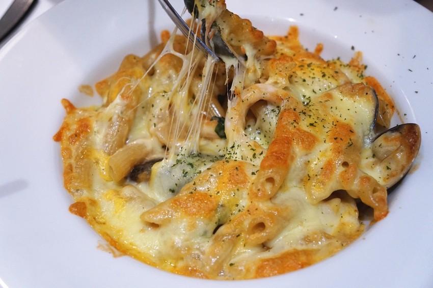 焗烤奶油海鮮筆尖麵 焗烤奶油海鮮筆尖麵