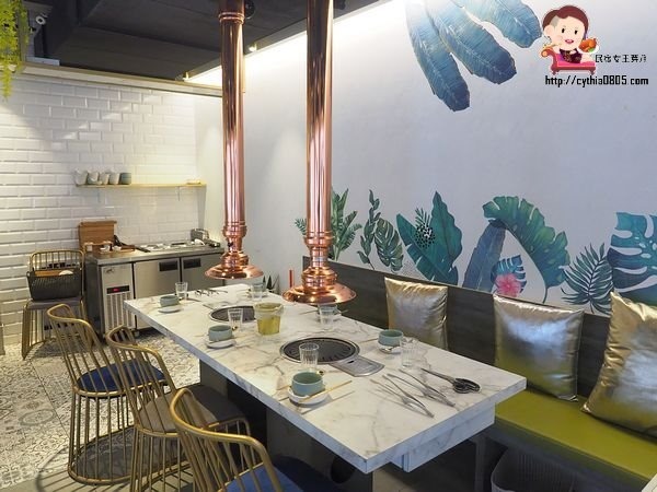 桃園中壢美食-GOGI GOGI 韓式燒肉-平日燒烤399元吃到飽,還有巨大火山排骨湯,在網美店吃燒烤好特別啊 (邀約) @民宿女王芽月-美食.旅遊.全台趴趴走