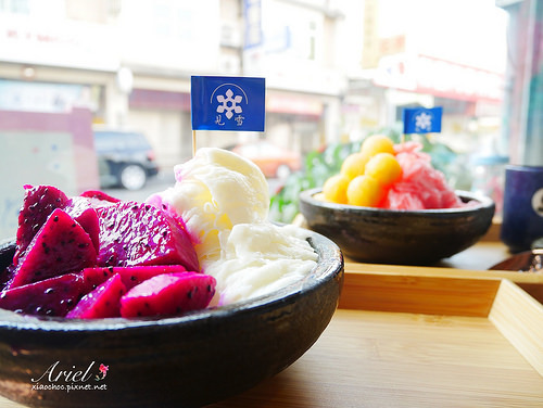 【台南美食】見雪 手作雪花冰 ❄ 天然水果✖濃郁雪花冰 ‖ 植生牆✖乾燥花 炎炎夏日清涼消暑❄美味又好拍