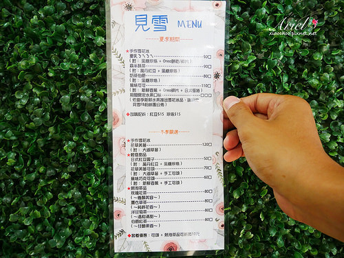 【台南美食】見雪 手作雪花冰 ❄ 天然水果✖濃郁雪花冰 ‖ 植生牆✖乾燥花 炎炎夏日清涼消暑❄美味又好拍