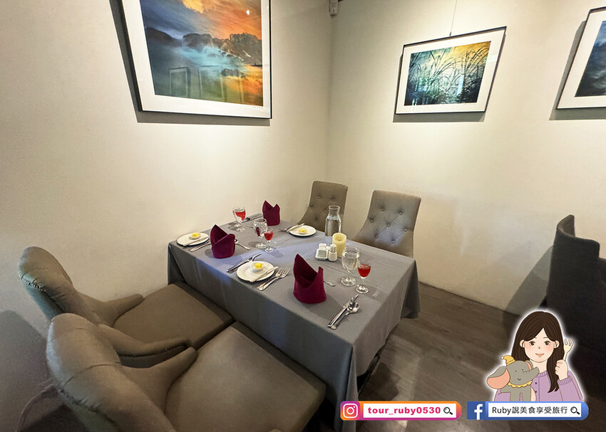 台北市大安區【大安區美食】沾美藝術庭苑-美食排餐結合藝術,正統西餐,藝術結合餐點,值得一再照訪的店家-近大安森林公