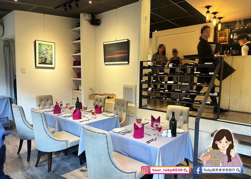 台北市大安區【大安區美食】沾美藝術庭苑-美食排餐結合藝術,正統西餐,藝術結合餐點,值得一再照訪的店家-近大安森林公