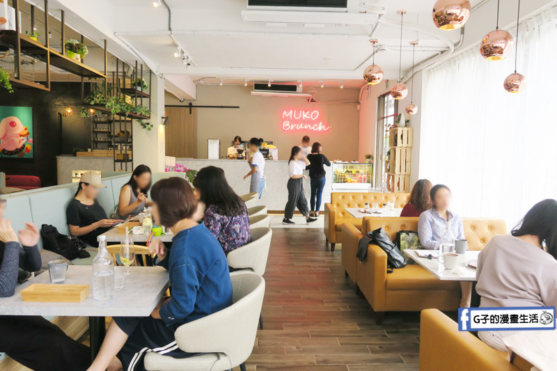 MukoBrunch-永康街早午餐-空間很大的餐廳,採光很好.拍照美