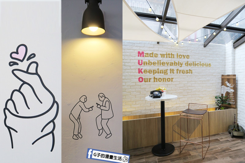 MukoBrunch-永康街早午餐-採光很好.網美拍照牆