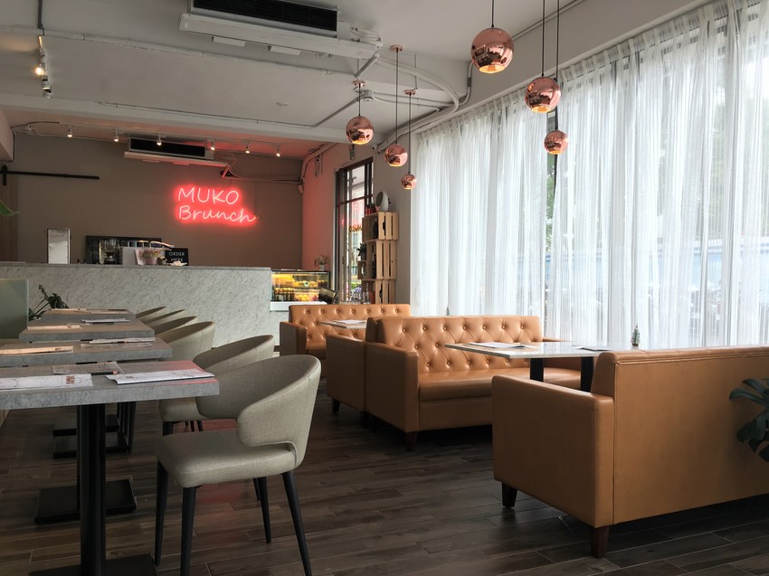 MUKO,MukoBrunch,我不是他媽媽,法式薄餅,蘋果肉桂,松露薯條,松露,焦糖奶茶,黑糖奶茶,氣泡飲,黑糖堅果優格,東門,早餐,IG