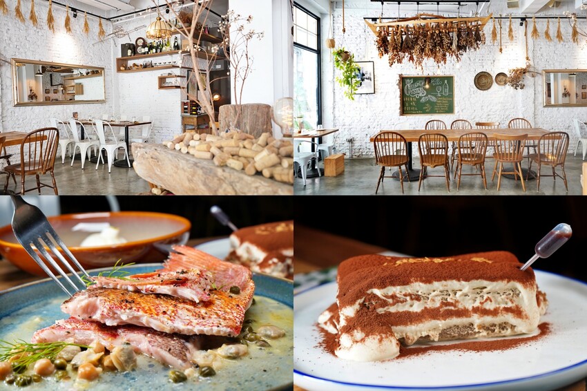 台中市西區擁有義法料理深厚底蘊,必點招牌海鮮燉飯、提拉米蘇,台中西區近勤美、審計新村與草悟道