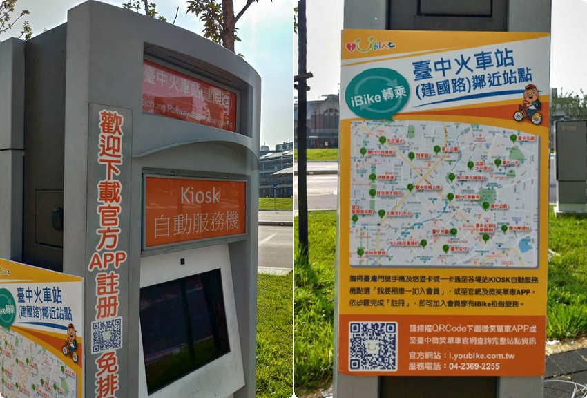 ibike 台中火車站 一日遊 旅遊景點