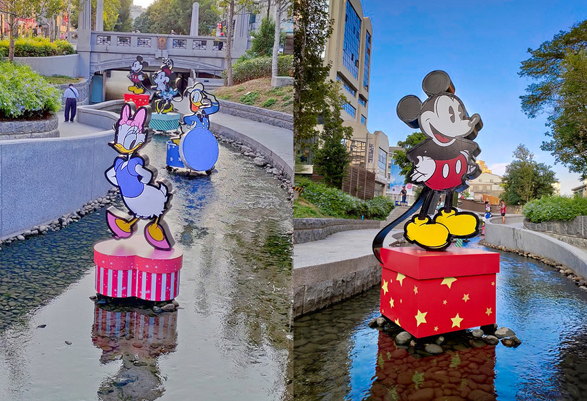 台中耶誕節 綠川迪士尼 台中火車站 柳川