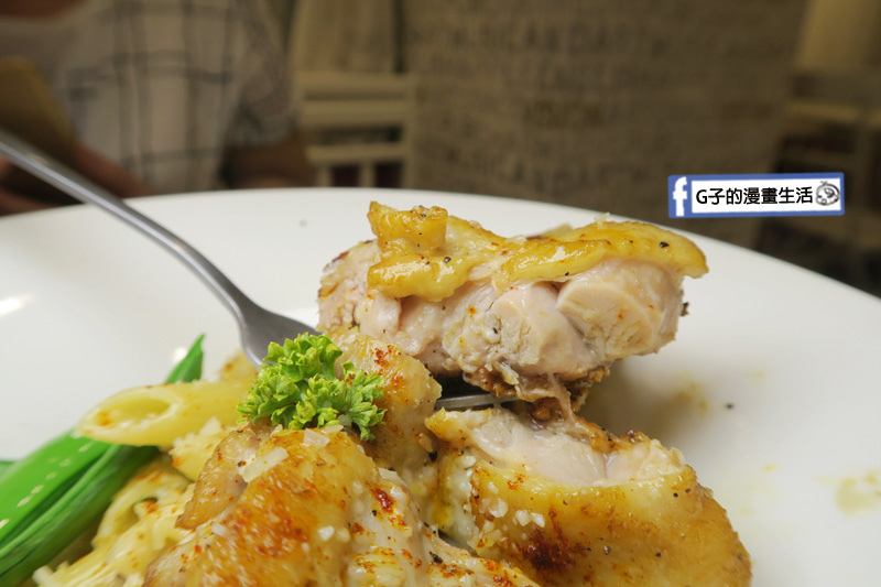 豐宇親子寵物友善餐廳 奶油香煎雞腿義大利麵