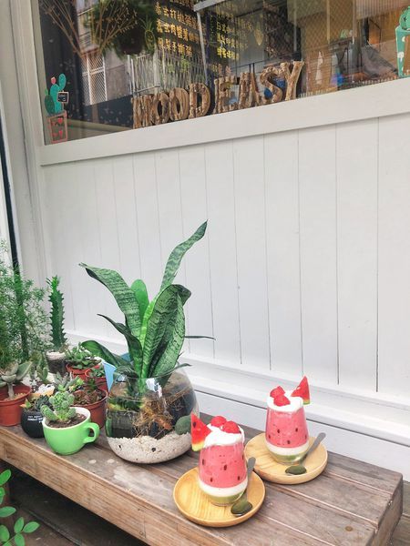 捷運大安站✿木易子食所 Mood Easy✿韓系甜點style西瓜果昔杯~可愛又真材實料!!