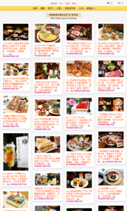 海綿飽飽的鳳梨城堡的美食牆