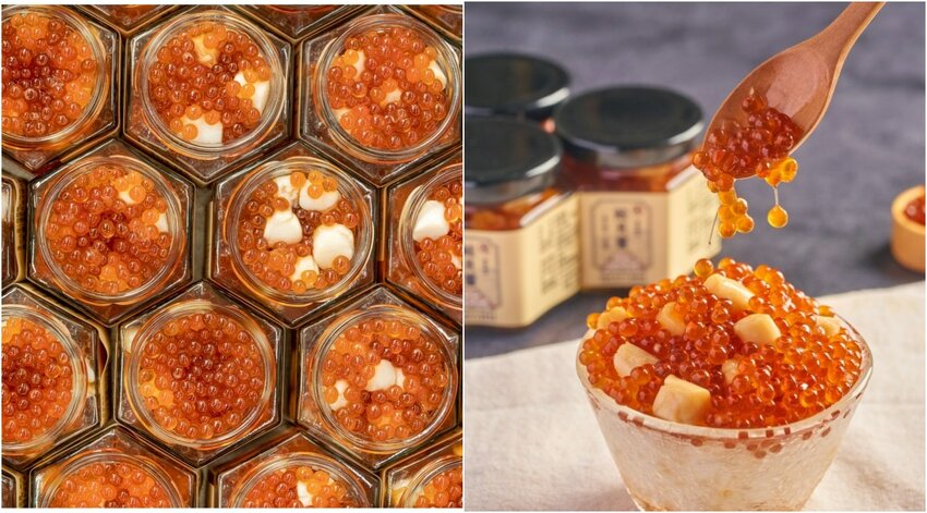 壽星幾歲就送幾隻蝦,這時候只好出賣阿嬤了~