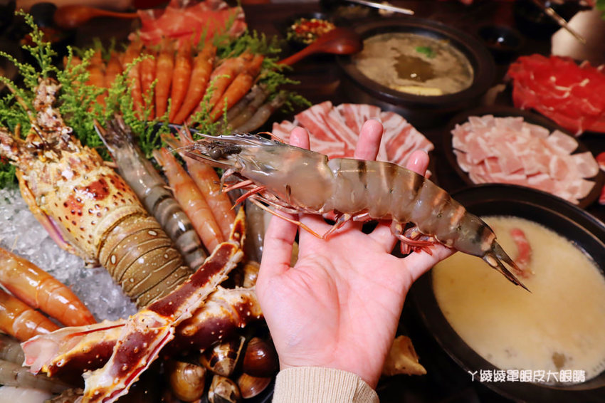 竹北火鍋吃到飽推薦鮮稻精緻鍋物！霸道海陸套餐、專屬好蝦套餐、肉肉套餐吃到爽