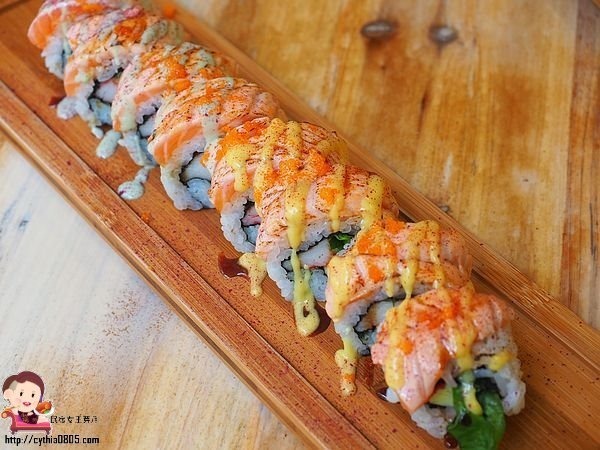 桃園巷弄美食-輕.壽司-8貫創意壽司只賣你80元，輕爽好吃一定要預約 @民宿女王芽月-美食.旅遊.全台趴趴走