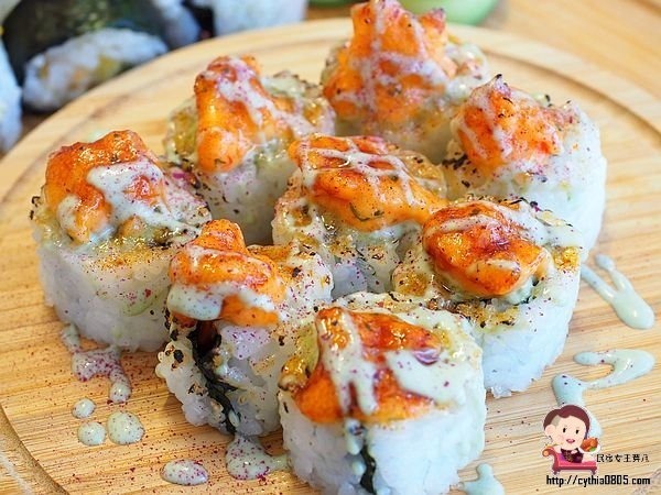 桃園巷弄美食-輕.壽司-8貫創意壽司只賣你80元，輕爽好吃一定要預約 @民宿女王芽月-美食.旅遊.全台趴趴走