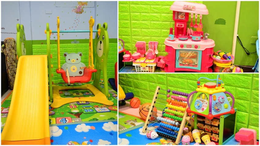 彰化後火車站親子餐廳分享，包場就有自己的遊戲室，料理也不錯吃喔！