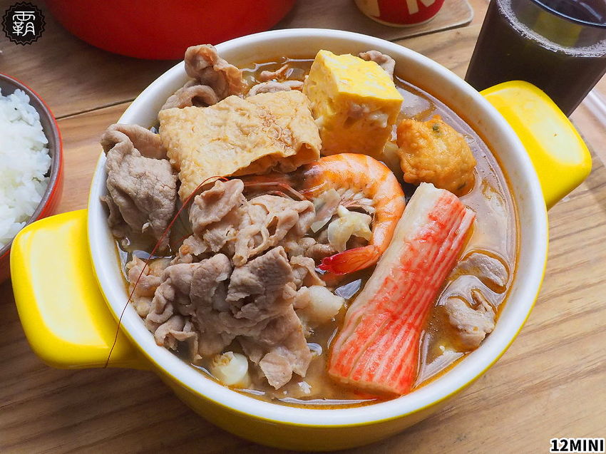 台中12MINI小火鍋登大人新鍋底！功夫沙茶鍋有超過半斤原塊肉片，內用紅茶喝到飽！