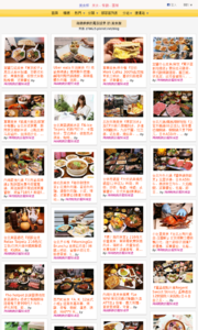 海綿飽飽的鳳梨城堡的美食牆