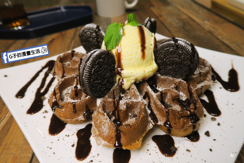 南京三民早午餐-好拾光 Good Moments.OREO冰淇淋鬆餅