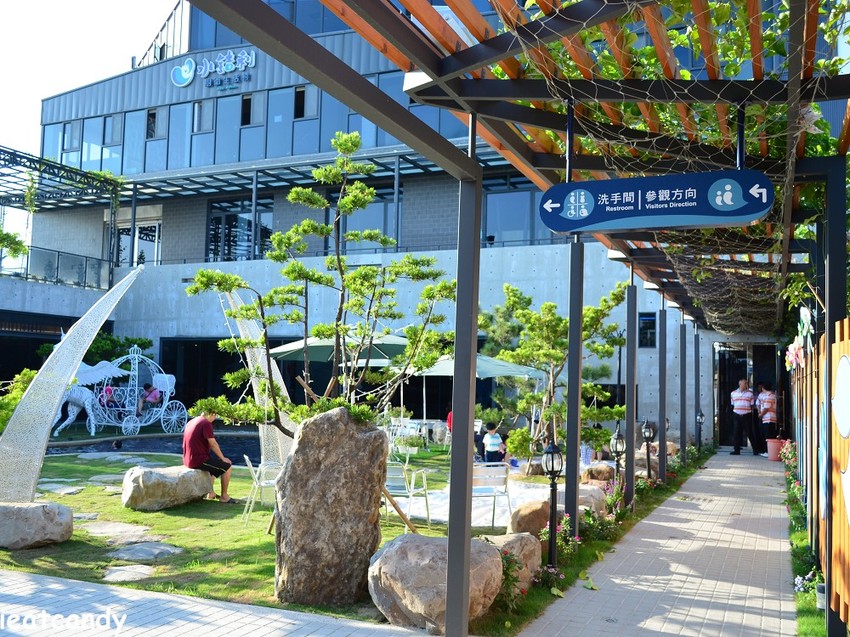 彰化新景點！整面3D彩繪牆，戲水池、白沙遊戲區，一枚硬幣可以玩半天。