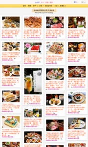 海綿飽飽的鳳梨城堡的美食牆