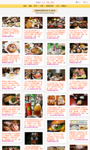 海綿飽飽的鳳梨城堡的美食牆