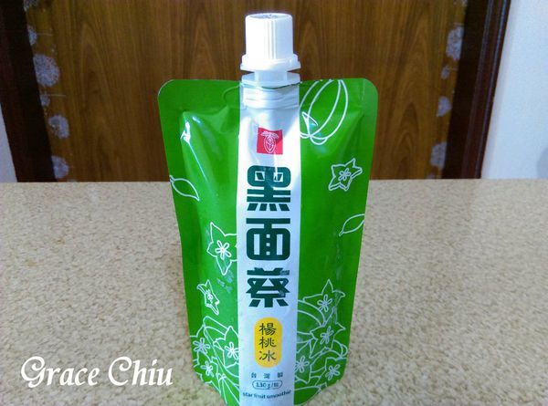 黑面蔡楊桃冰沙 全家購入