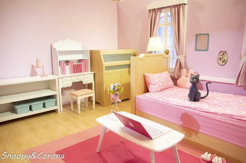 【活動．台北】美少女戰士夢幻世界快閃店Dream World～夢幻花牆與大型月亮美拍場景，月野兔房間真實呈現