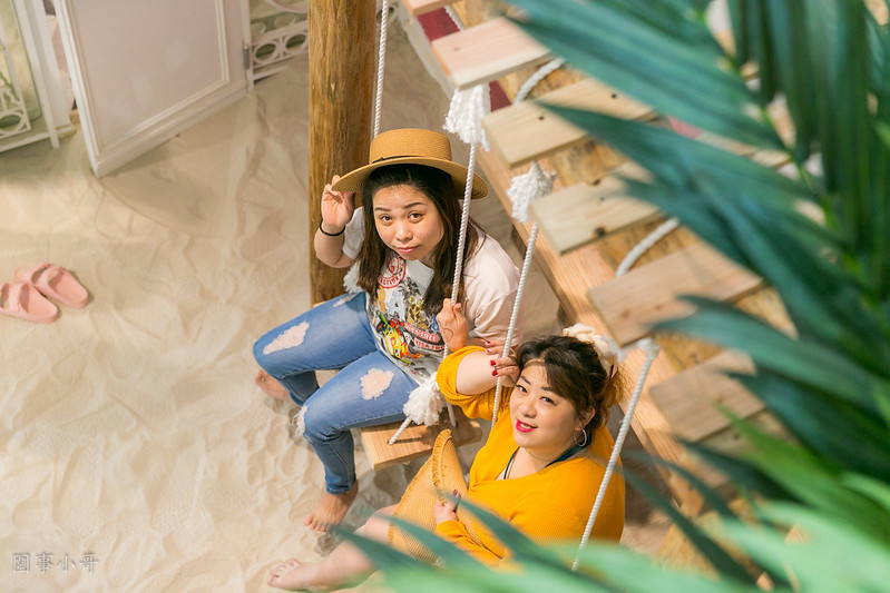 桃園平鎮美食-Amour373cafe 阿沐373-把沙灘搬進咖啡廳裡，餐點精緻好吃有用心  (邀約) @民宿女王芽月-美食.旅遊.全台趴趴走