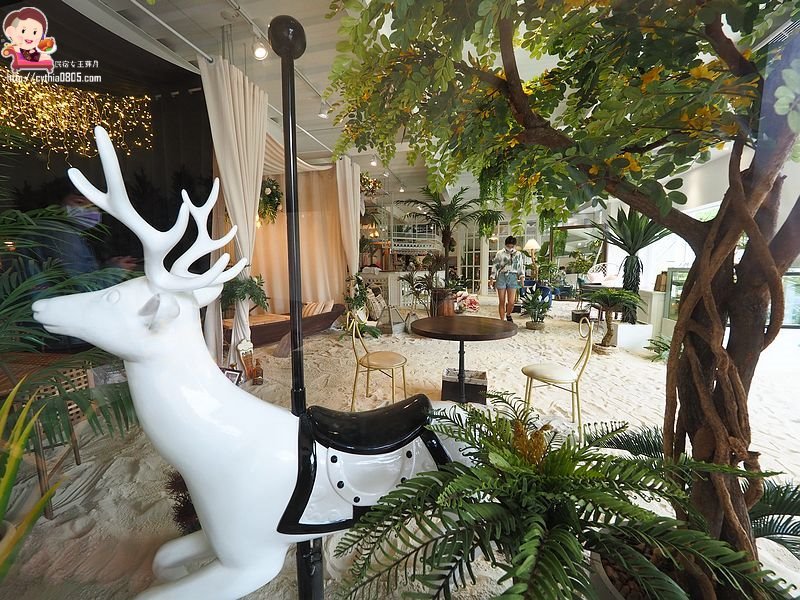 桃園平鎮美食-Amour373cafe 阿沐373-把沙灘搬進咖啡廳裡，餐點精緻好吃有用心  (邀約) @民宿女王芽月-美食.旅遊.全台趴趴走