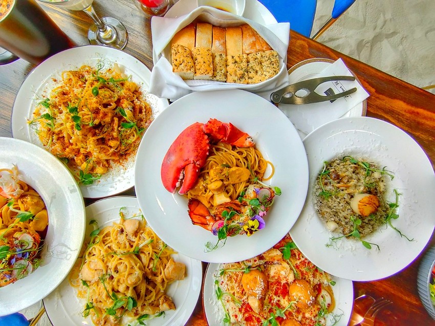 桃園平鎮美食-Amour373cafe 阿沐373-把沙灘搬進咖啡廳裡，餐點精緻好吃有用心  (邀約) @民宿女王芽月-美食.旅遊.全台趴趴走