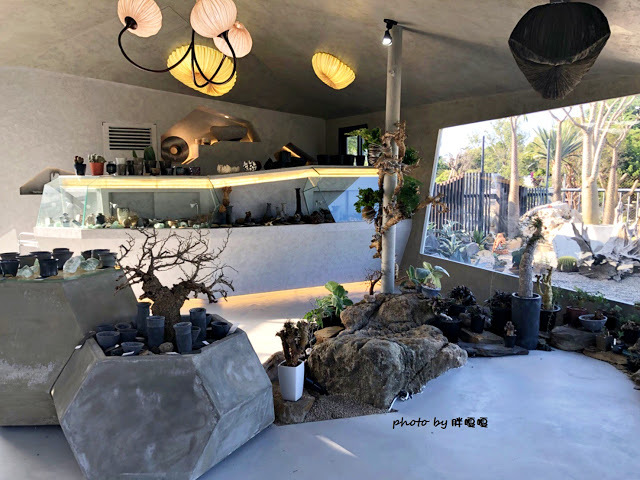 【彰化 田尾】酉 Succulent & Artwork☁☁☁捌程景觀設計內，唯美玻璃屋搭配沙漠造景，超多萌翻天的多肉植物還有雲朵造景，超好拍的小景點，園內販售咖啡，來個悠閒午後約會吧😉