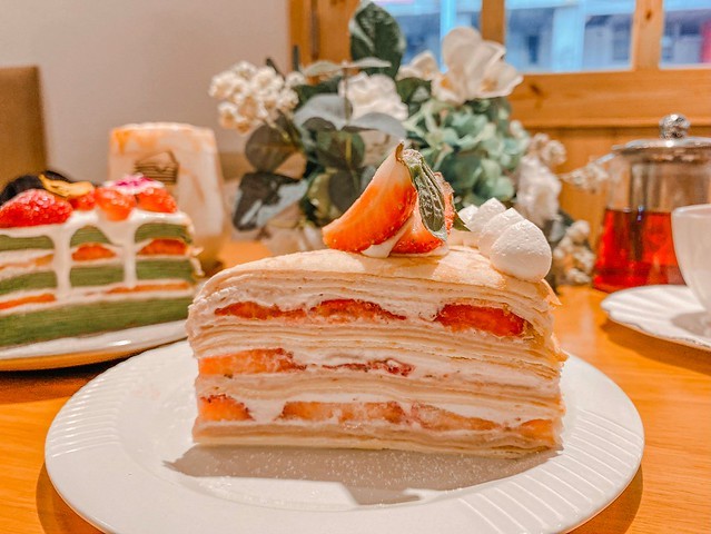 先生千層Sensei｜高雄甜點推薦｜季節限定草莓千層蛋糕